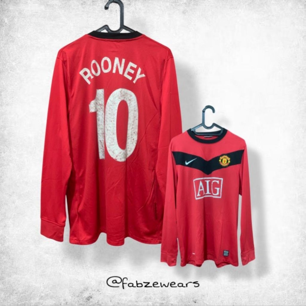 Jersey Nike Manchester United Home 2009/2010 Long Sleeve Original