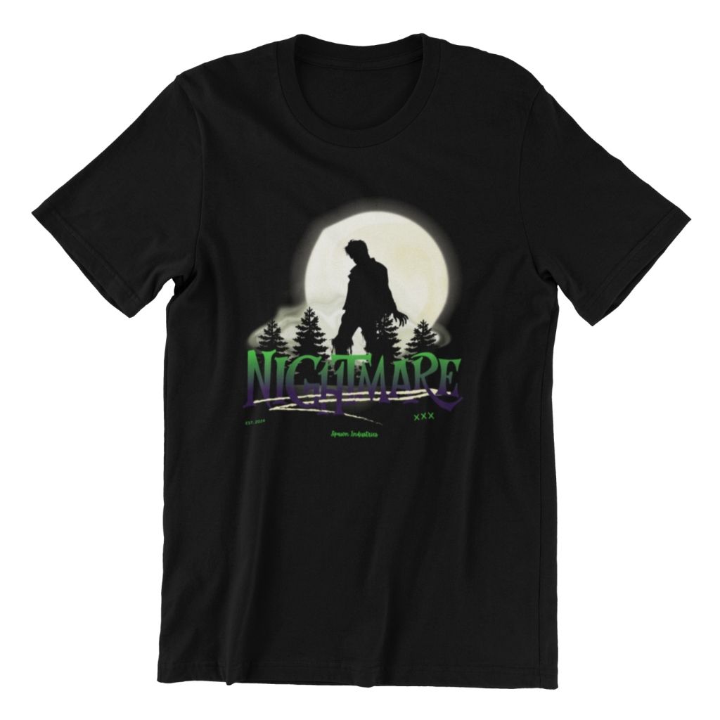 Spawn Industries T-Shirt NIGHTMARE Kaos Fashion Casual Streetwear High Quality Cotton 100% Aesthetic