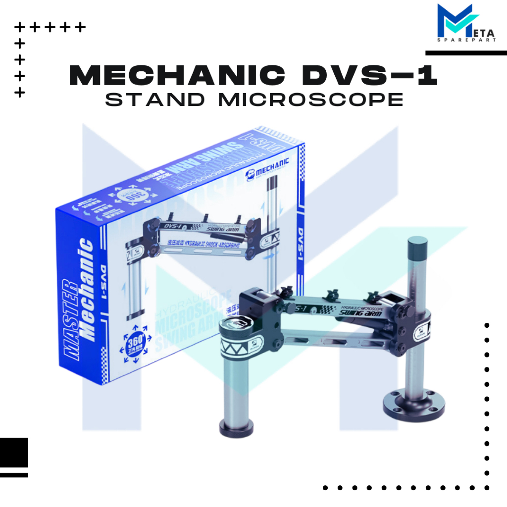 MECHANIC DVS-1 360 ROTATION ANTI-SHAKE HYDRAULIC SHOCK-ABSORBING MICROSCOPE ARM / STAND MICROSCOPE 3