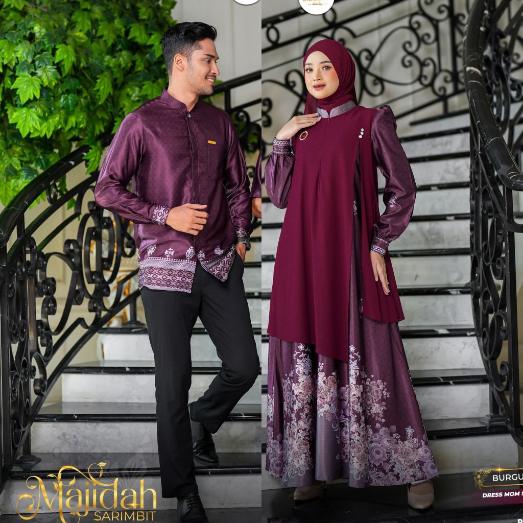 Majidah Sarimbit lebaran by Moslemdaily Gamis set Koko
