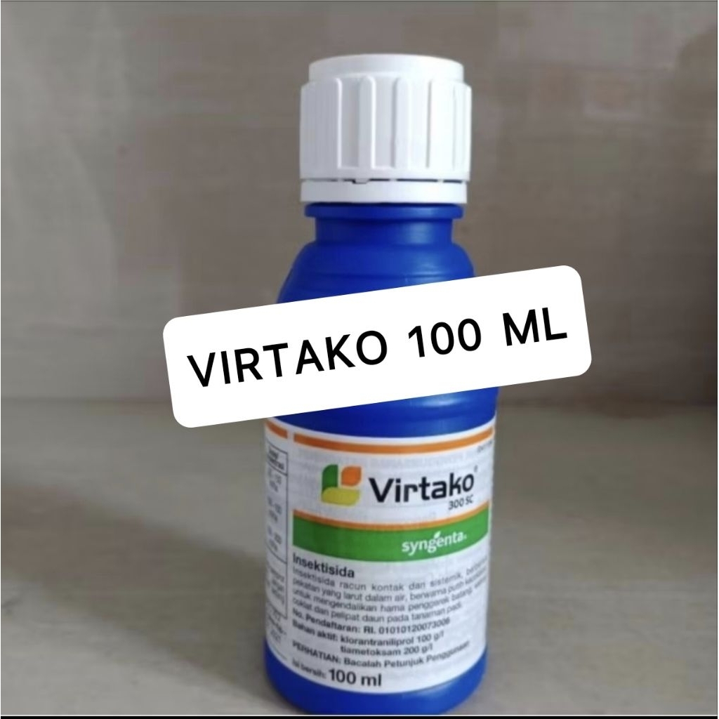 Virtako 300SC 100ml Obat Pembasmi Hama Ulat dan Wereng Tanaman / virtako 300 sc insektisida 100ml / 