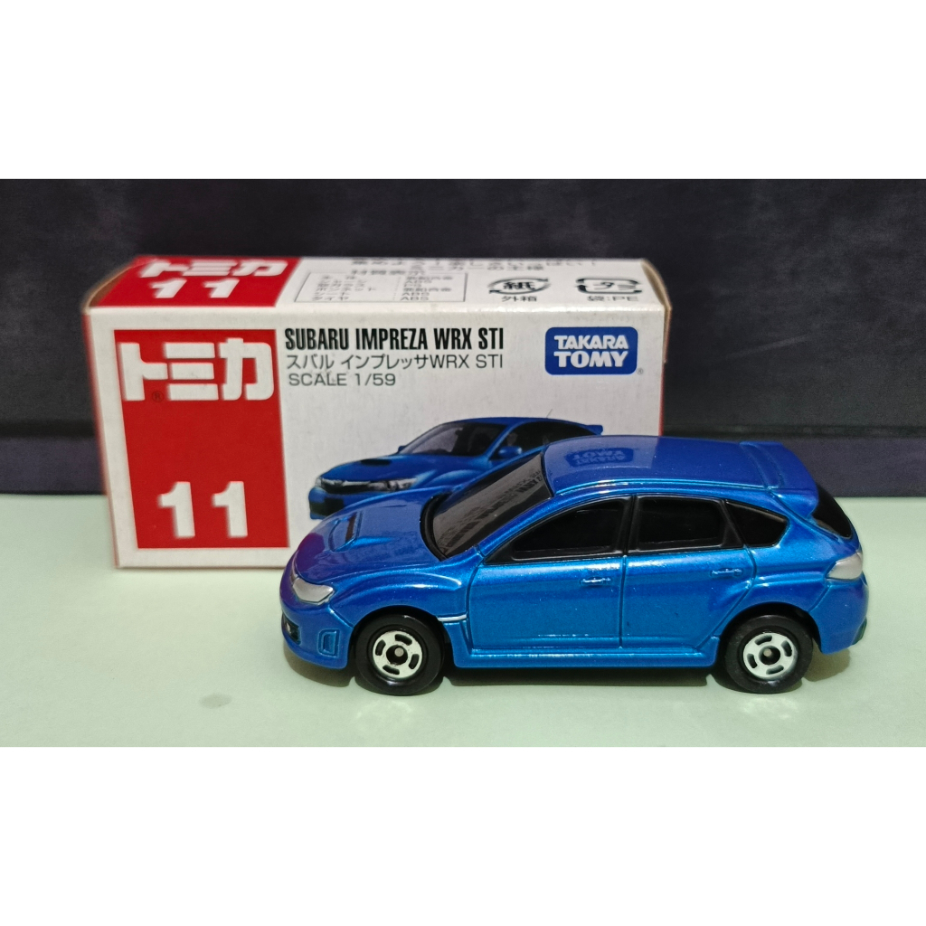 Diecast Tomica 11 SUBARU IMPREZA WRX STI (Second)