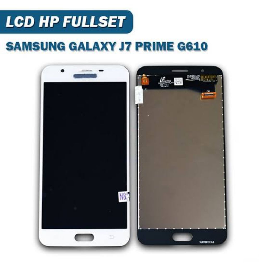 LCD Sentuh Asli Samsung Galaxy J7 Prime G610 - Kualitas OEM, Garansi Uji, Warna Acak