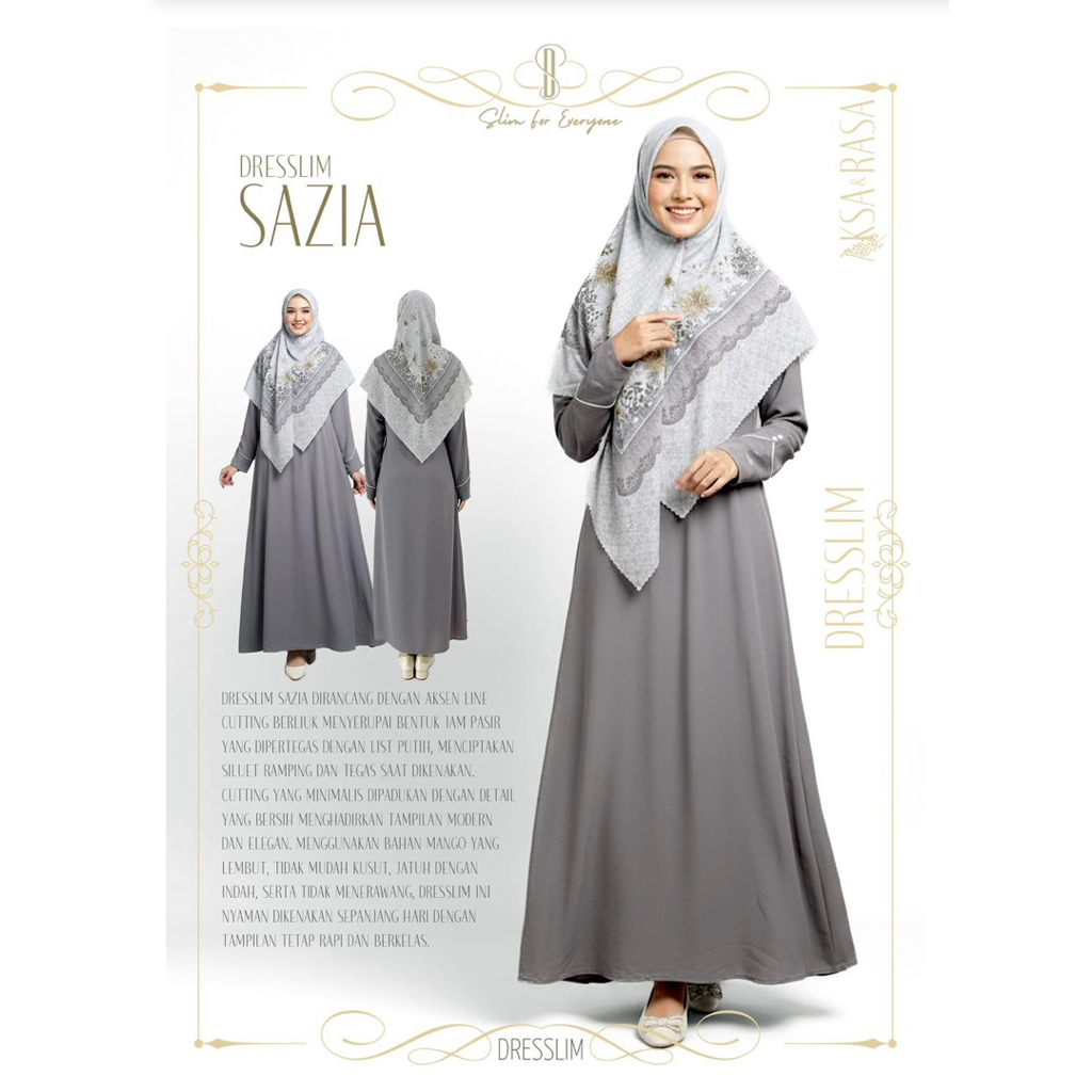 Rabbani - dress/gamis DRESSLIM SAZIA