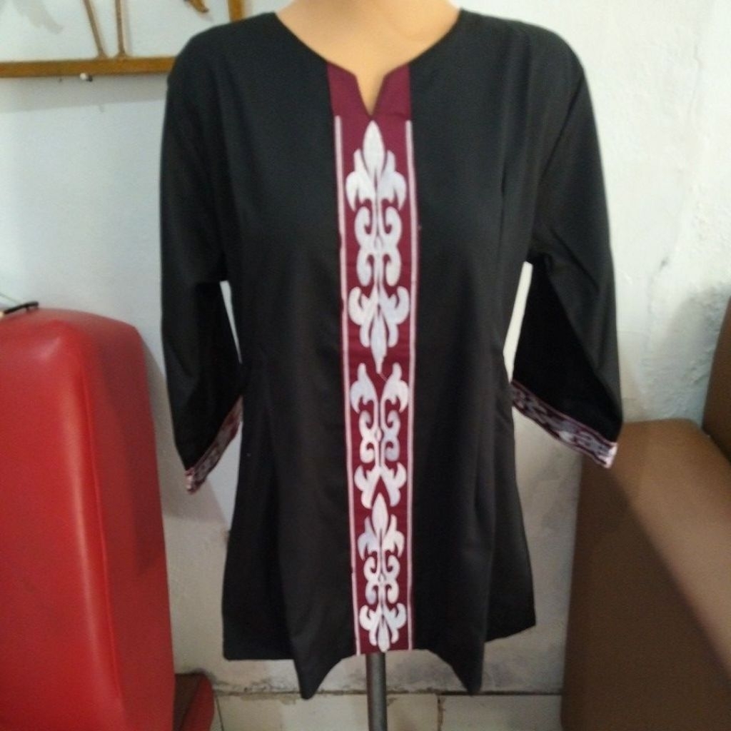 baju cele motif Maluku bordir