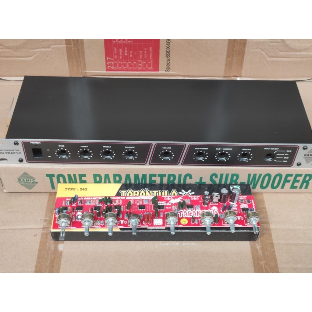 Kit Dan Box Parametrik Subwoofer Stereo Tone Control