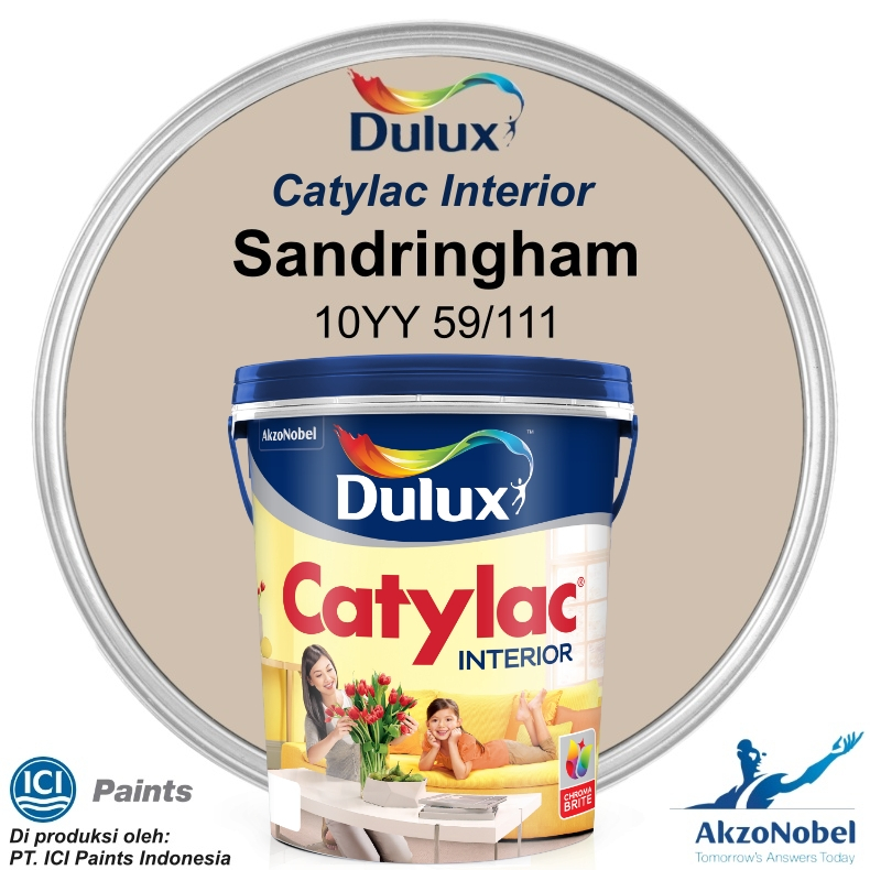 CAT DULUX CATYLAC INTERIOR 5 KG - SANDRINGHAM 10YY 59/111