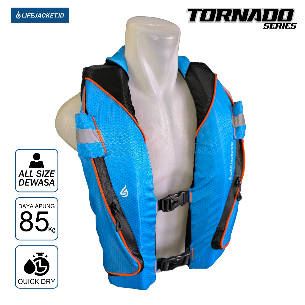 JAKET PELAMPUNG DEWASA ROMPI PELAMPUNG LIFEJACKET.ID TORNADO