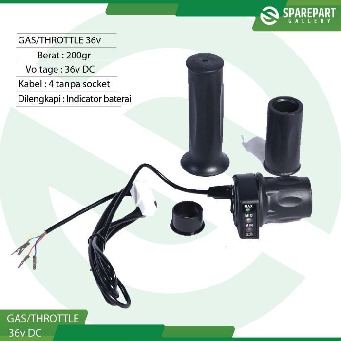 Gas/Throttle 36v sepeda & skuter listrik