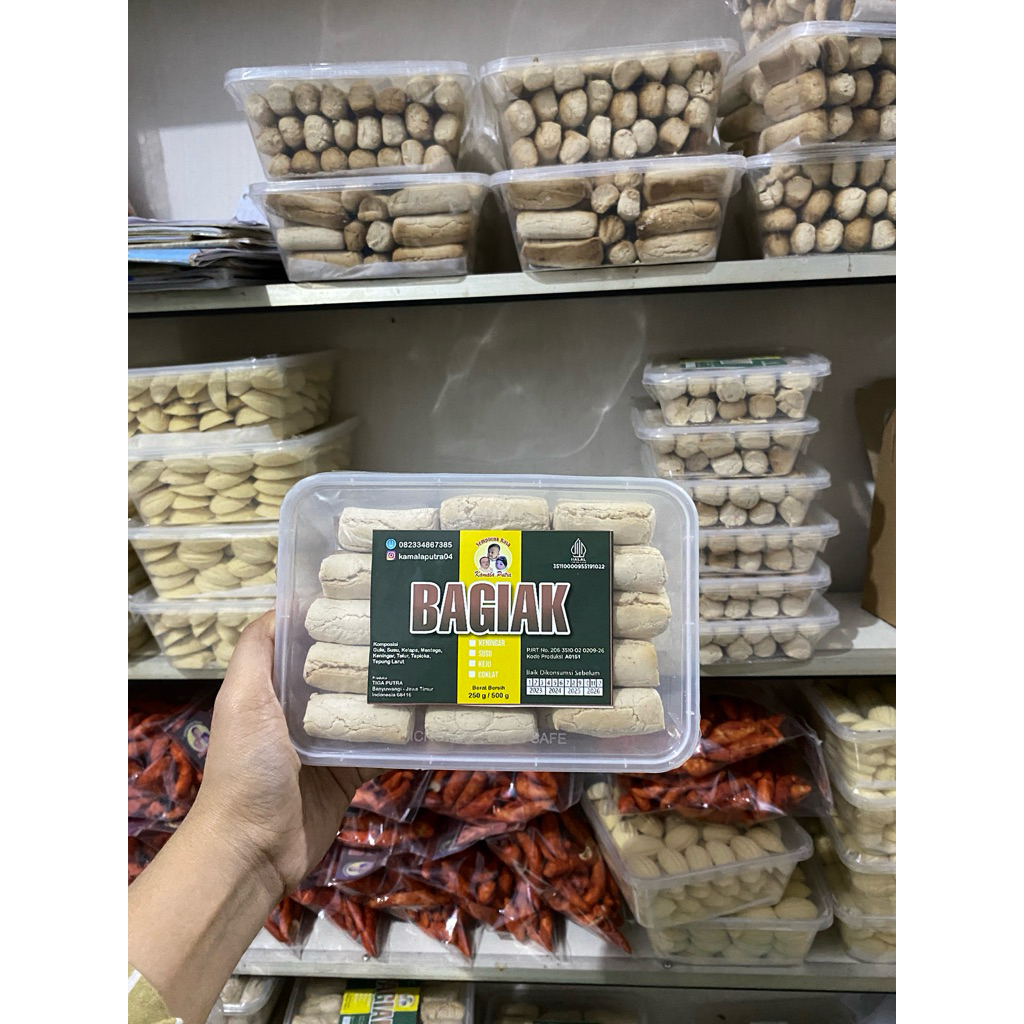 bagiak original khas jajanan Banyuwangi siap makan