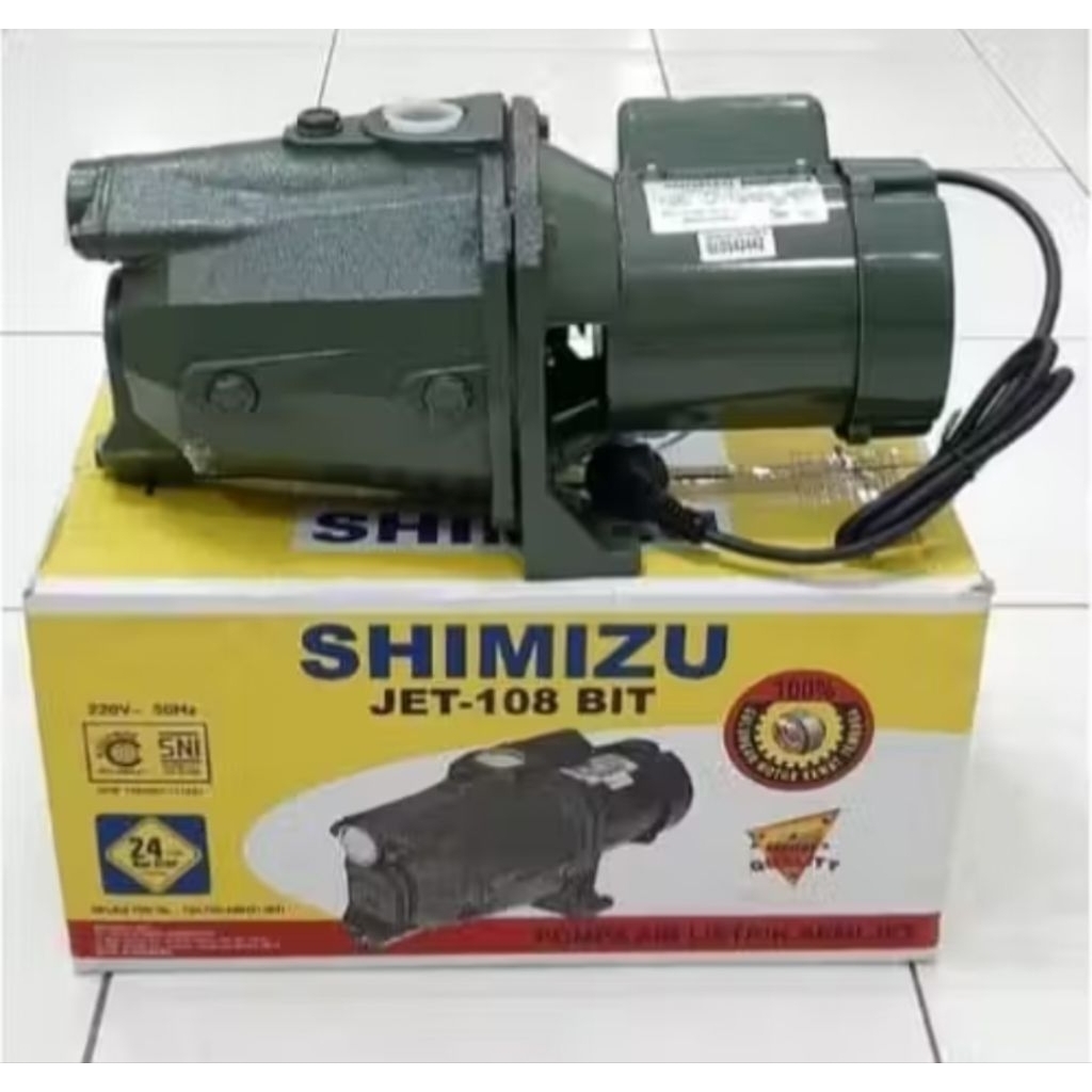 SHIMIZU Jet 108 BIT JET108Bit Pompa air Semi Jet Pump
