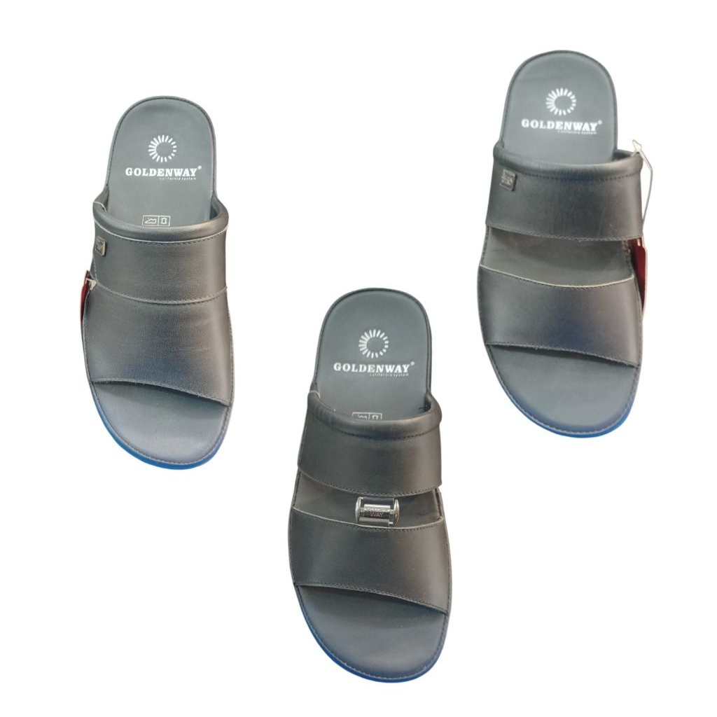 SANDAL KULIT PRIA GOLDEN WAY MODEL TERBARU GOLDEN WAY