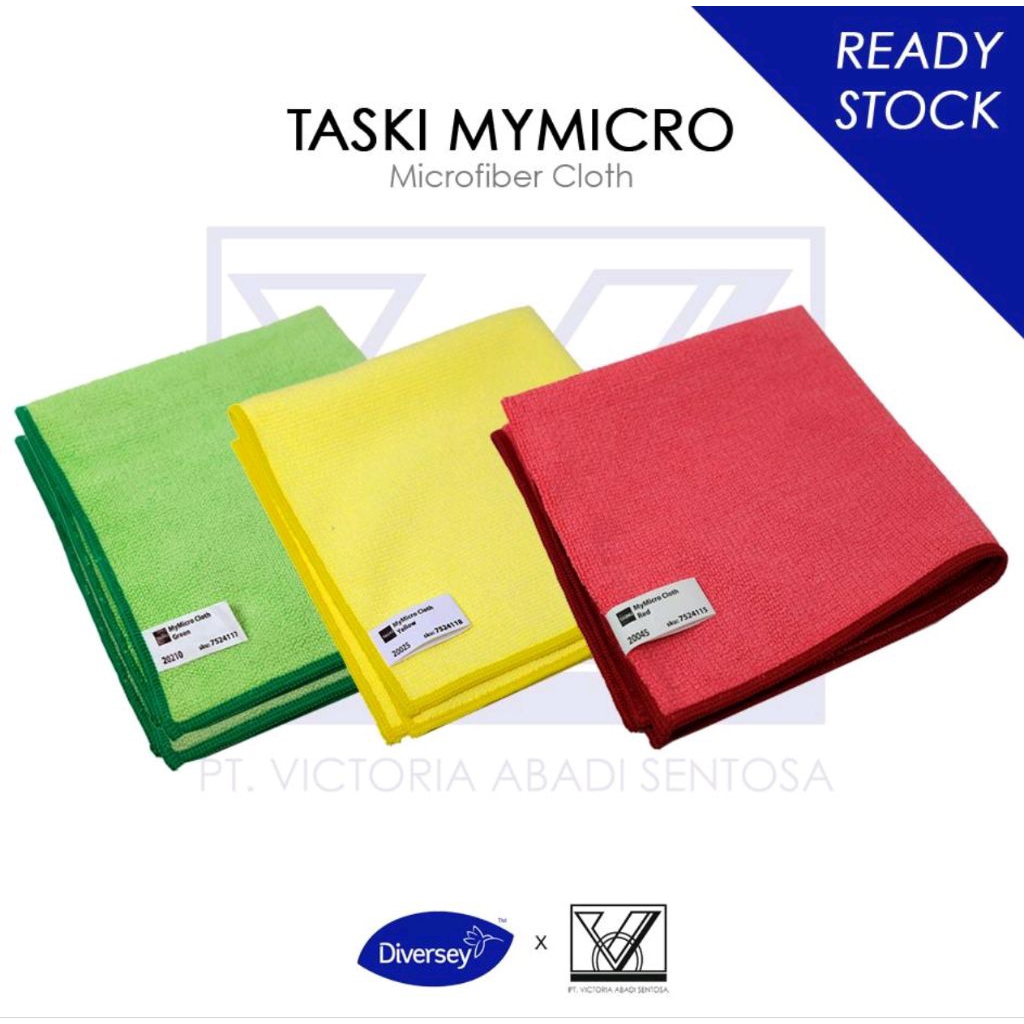 DIVERSEY TASKI MYMICRO - KAIN LAP PEMBERSIH MICROFIBER