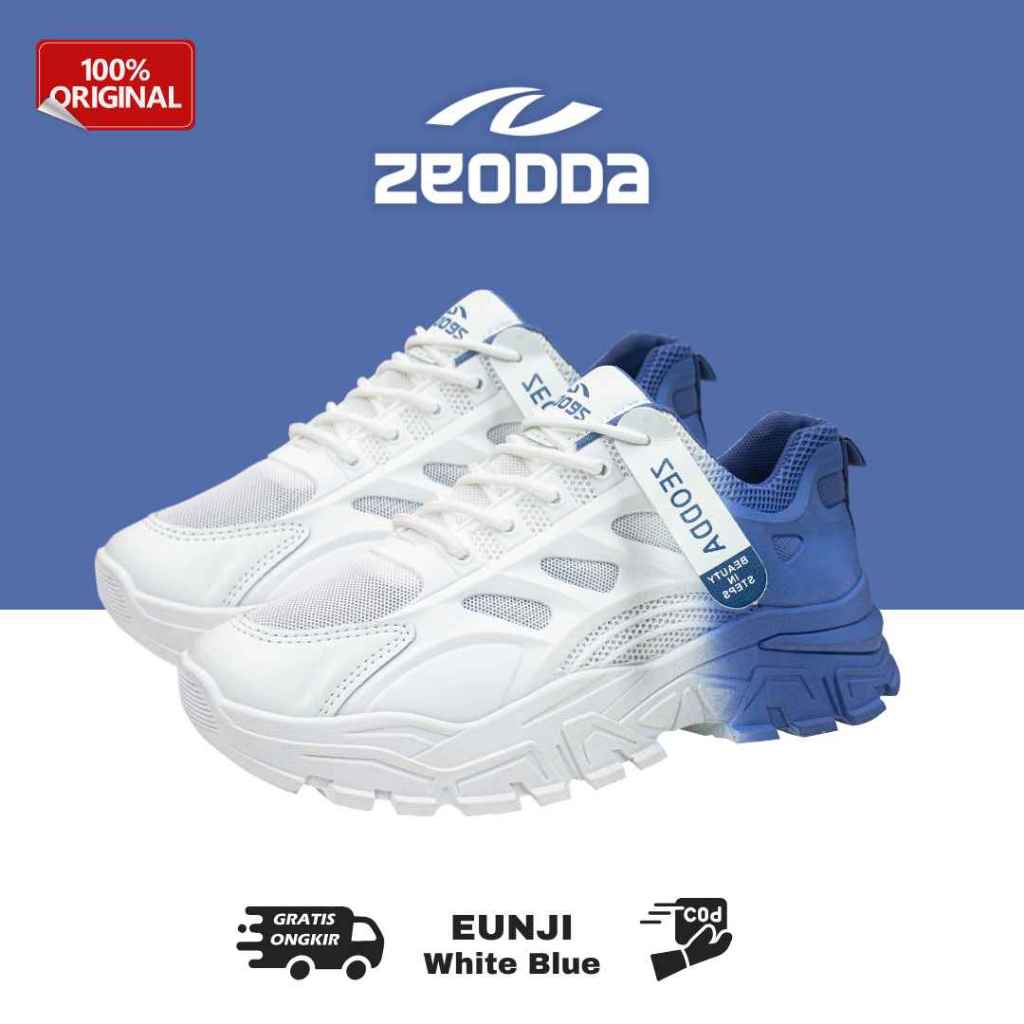 Zeodda Eunji Sepatu Sneakers Wanita Warna Gradasi 1033