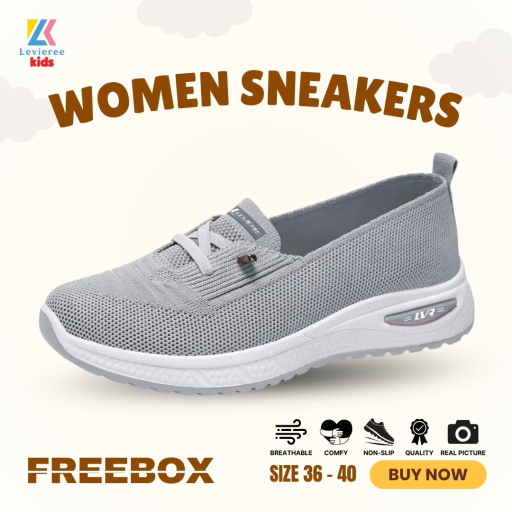 LVRkids  LV0410 Sepatu Slip On Wanita Sepatu Sport Wanita