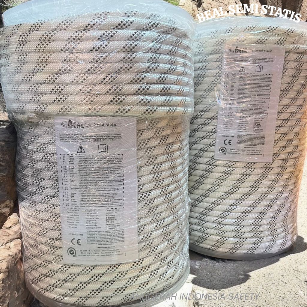 TALI KARMANTEL BEAL CONTRACT 12MM × 200M / TALI KARMANTEL ORIGINAL BEAL SEMI STATIS 200 METER ORIGIN