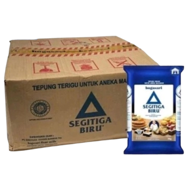 Bogasari Segitiga Biru Tepung Terigu 1 Kg (Kartonan)