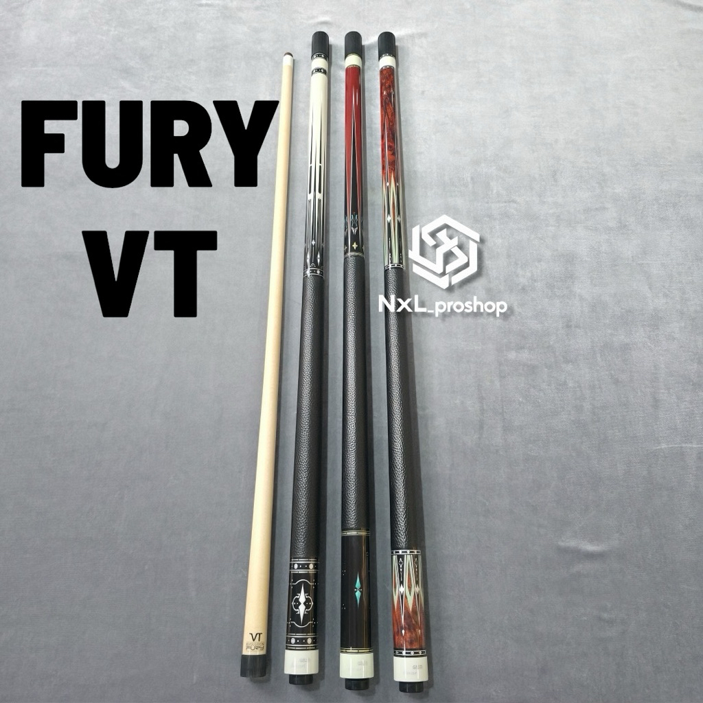 (PREMIER) Stick Billiard FURY VT SERIES  Infused Carbon Shaft / Stick Fury VT Series Original