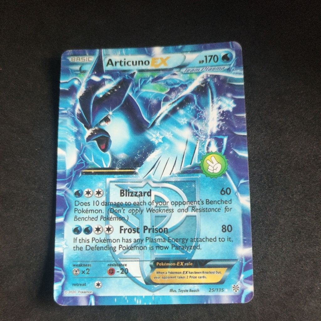 kartu pokemon non original articuno ex