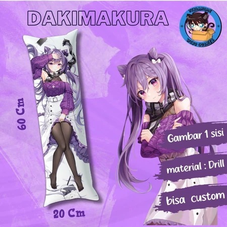 Dakimakura Premium HD / Bantal Guling Peluk Anime Keqing Genshin Impact