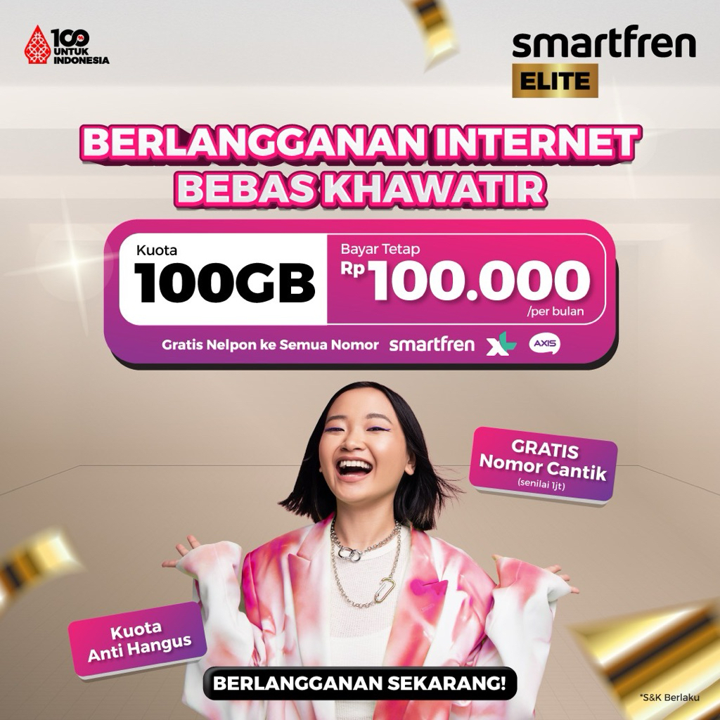 KUOTA SMARTFREN 100GB