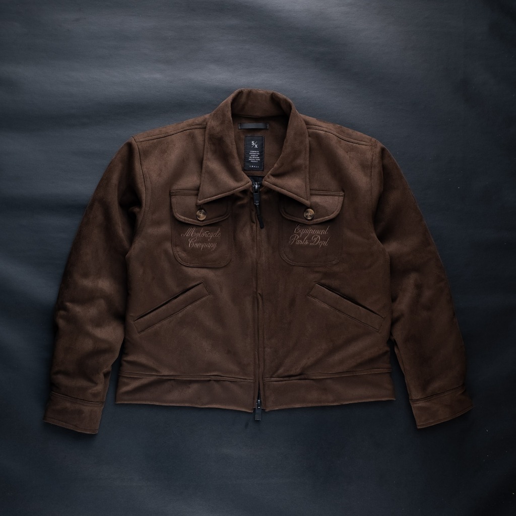 EQUIP JACKET DARK BROWN "SPECIAL MATERIAL"