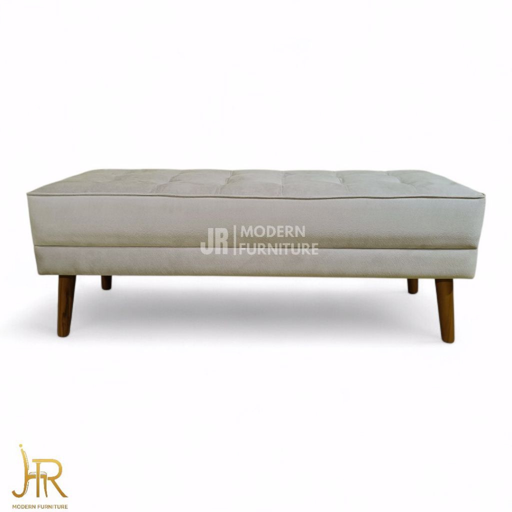 Sofa Puff Bangku Empuk Rangka Kayu Jati - Puff Asan | JR MODERN FURNITURE
