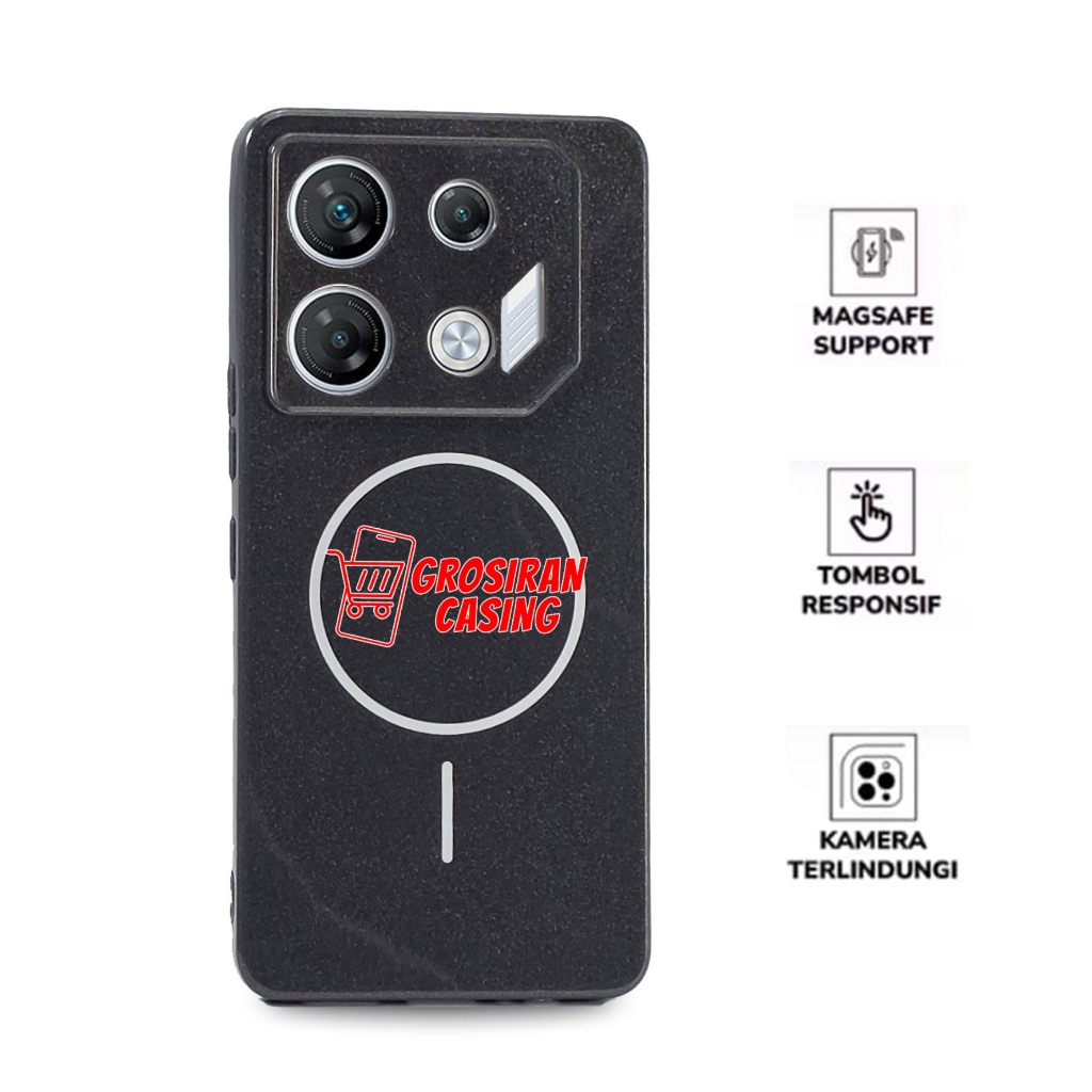 Case Magsafe Magnetic for Infinix GT 10 Pro Infinix GT 20 Pro Case Candy Glitter Magnetic Wireless C