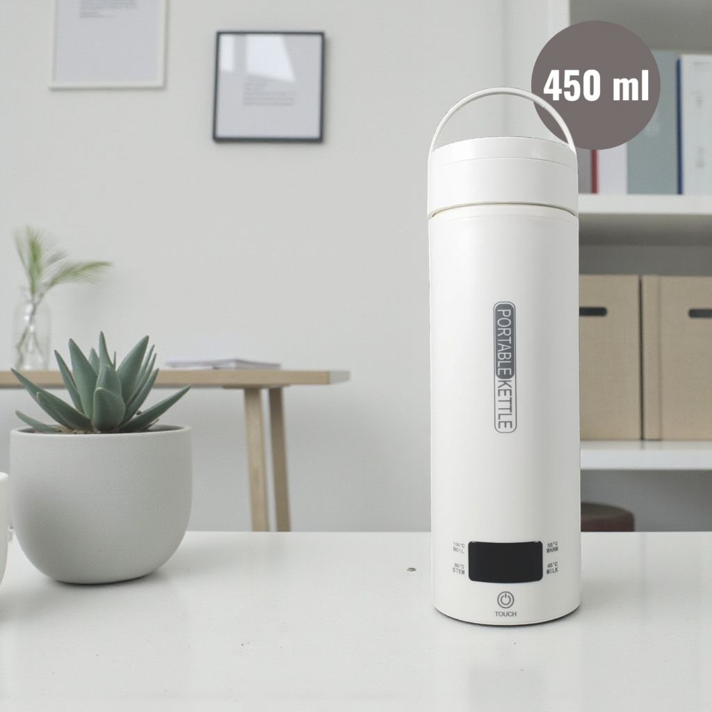 Teko Listrik Pemanas Air Portabel Water Heater Kettle 300W 450ml