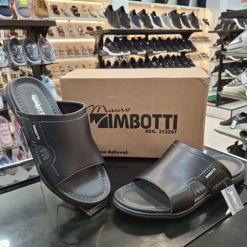 Sandal Casual Pria Ukuran Jumbo | 5007 | Hitam | Tersedia hingga ukuran 47