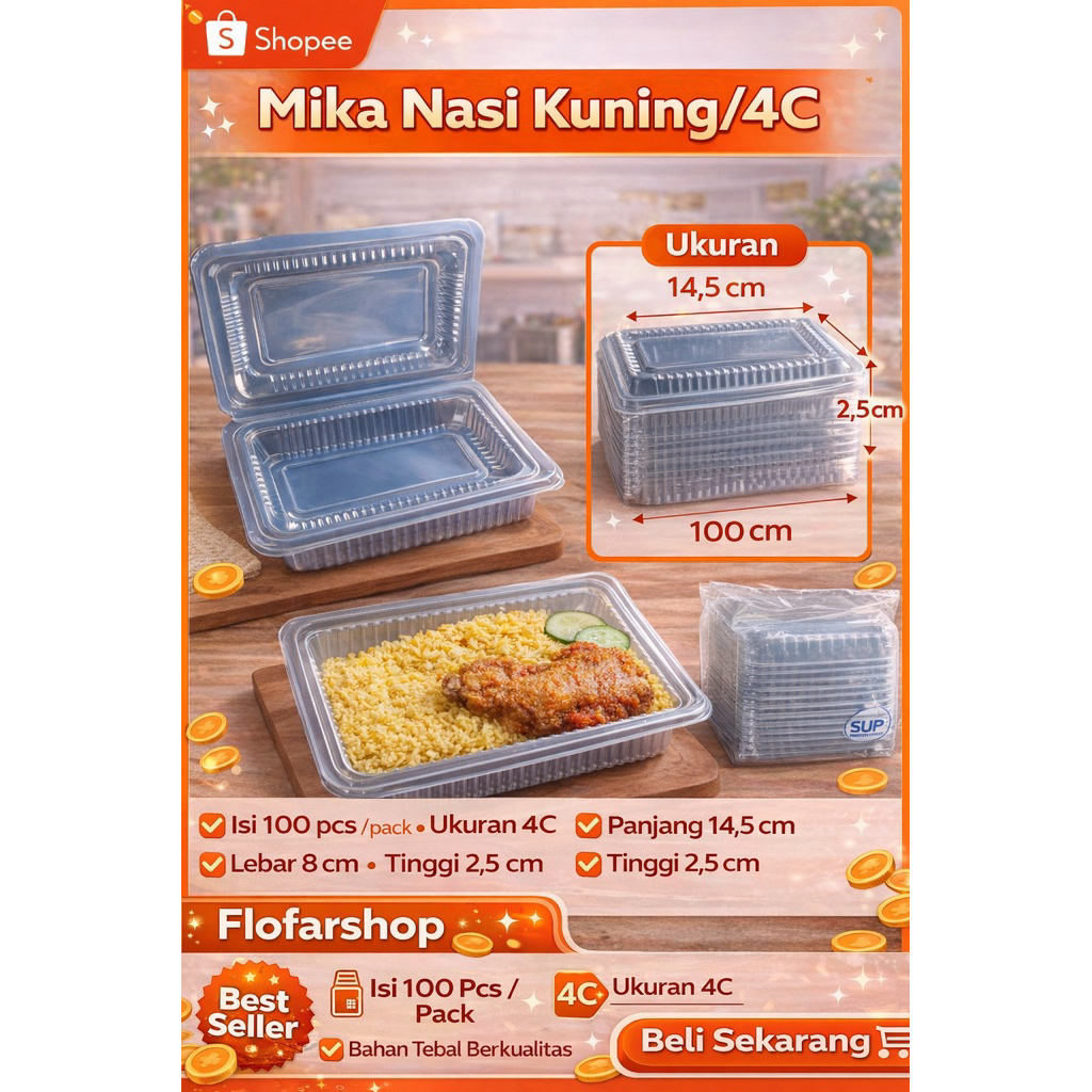 Mika 4c mika nasi kuning tebal