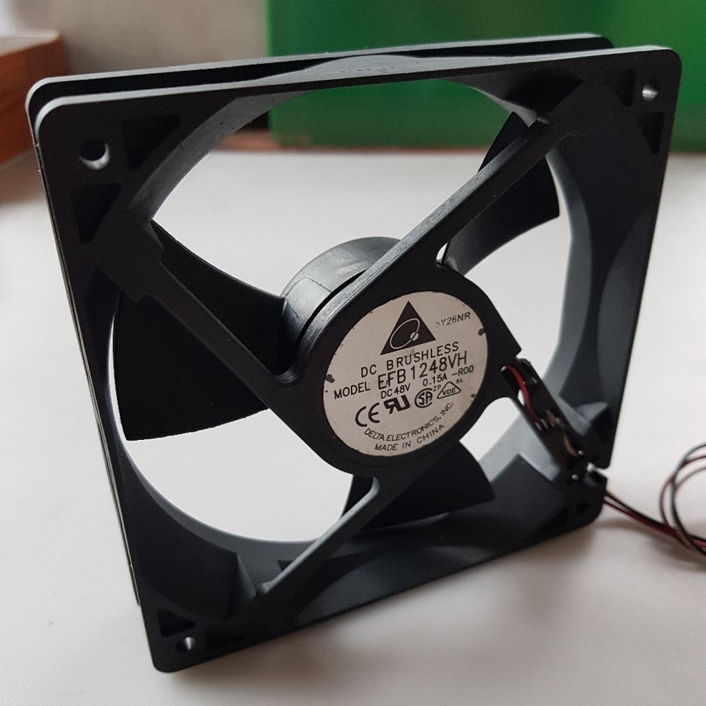 Kipas Fan DELTA DC48V_0.15A 12x12 3pin