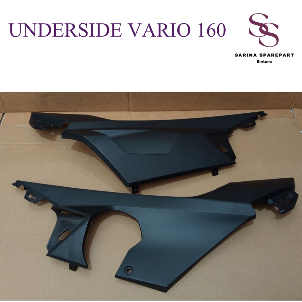 Cover R/L Under Side Sambungan Body Bawah Pijakan Kaki Vario 160 Dek Samping Bawah merk tenshi
