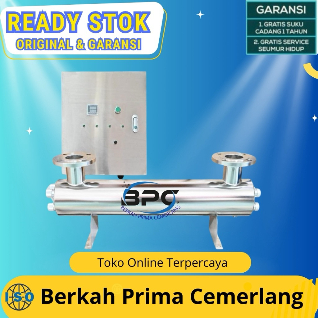 LAMPU UV 250GPM 50M3/H SS 6 lampu / ULTRAVIOLET UV 250 GPM