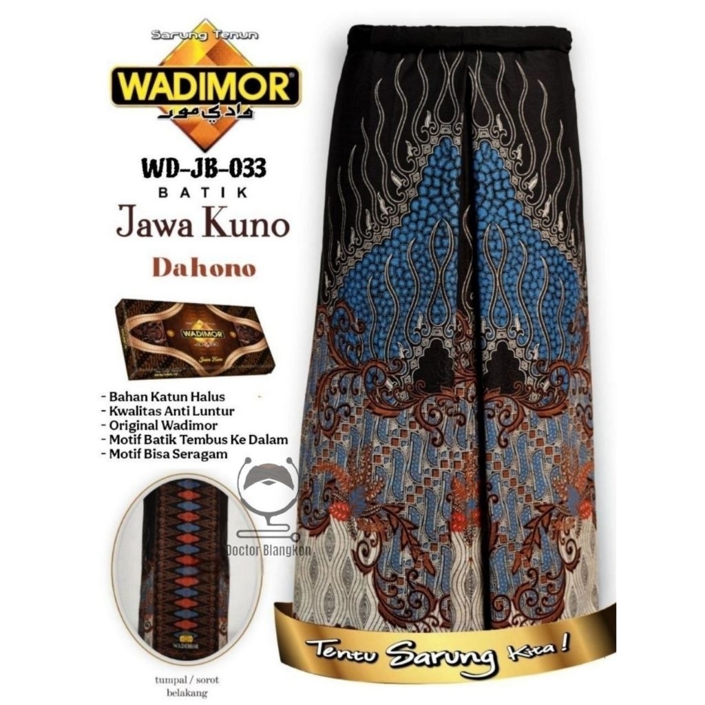 SARUNG BATIK WADIMOR PREMIUM MOTIF JAWA