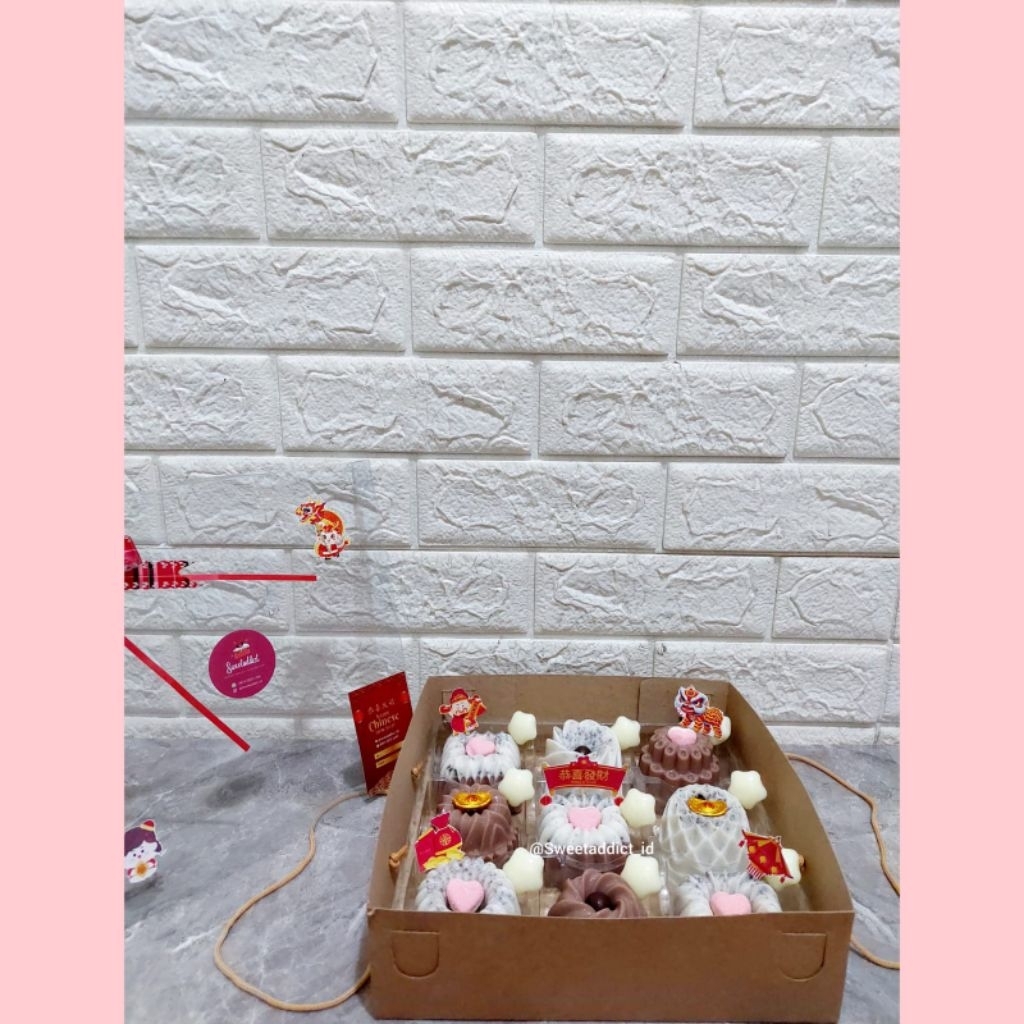 [BISA DADAKAN / HARI H] Hampers imlek / hampers pudding / pudding imlek / puding imlek / hampers cny
