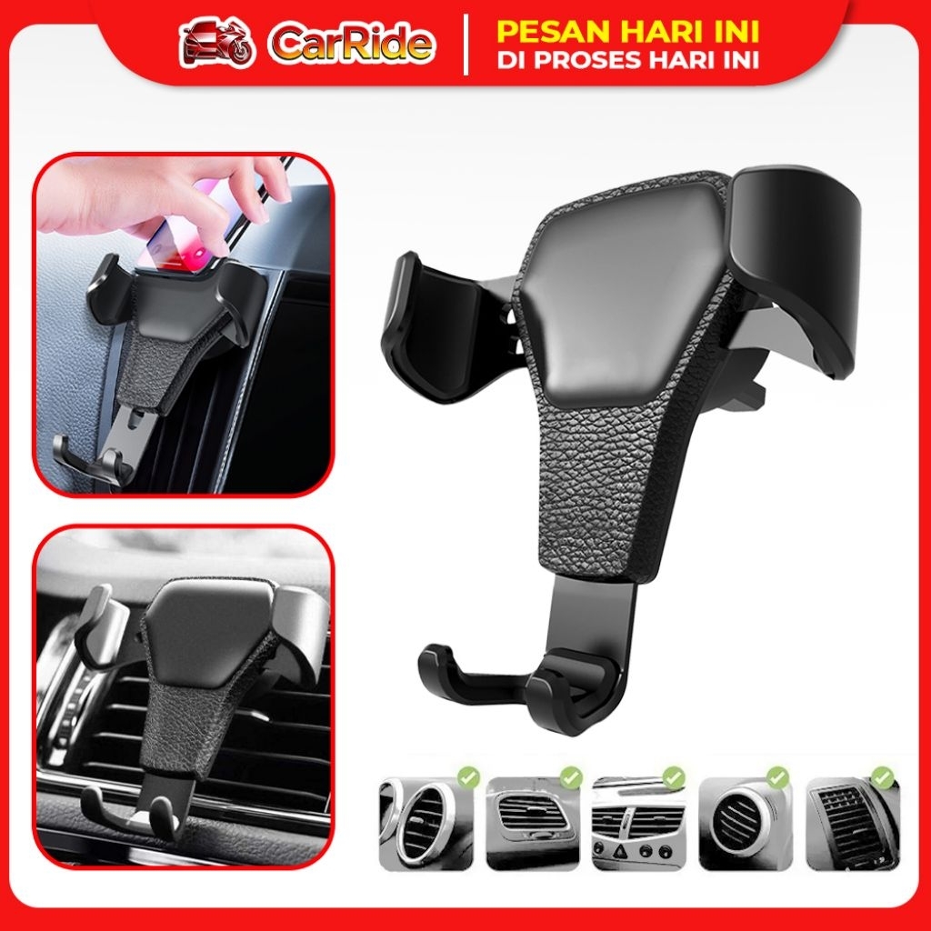 Phone Holder Mobil Dudukan Hp Universal Holder Phone Penjepit Otomatis Bahan Berkualitas