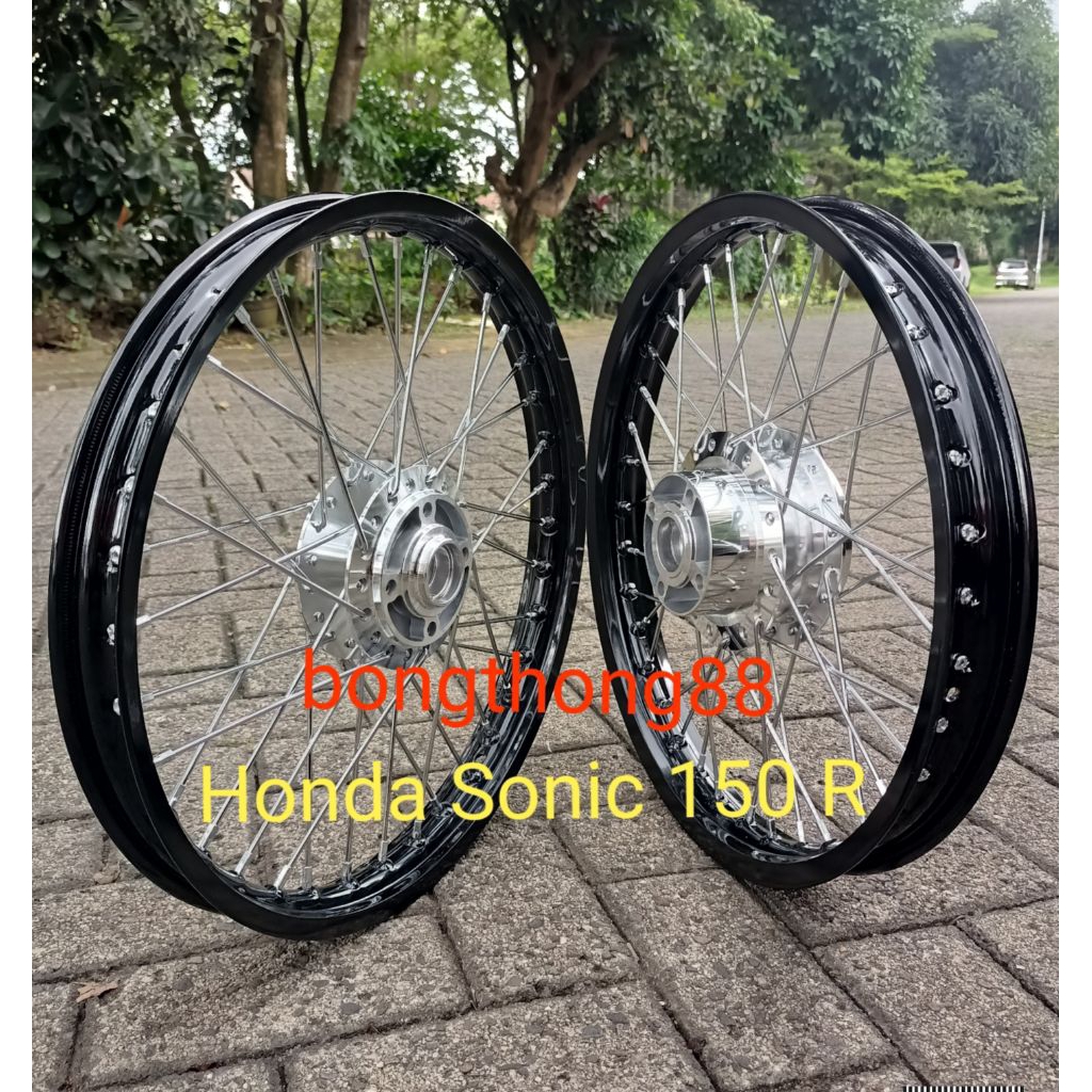 Sepaket Velg Sonic 150 R Velg Rossi 140 160 17 Tromol Set Jari2 Sonic 150 R