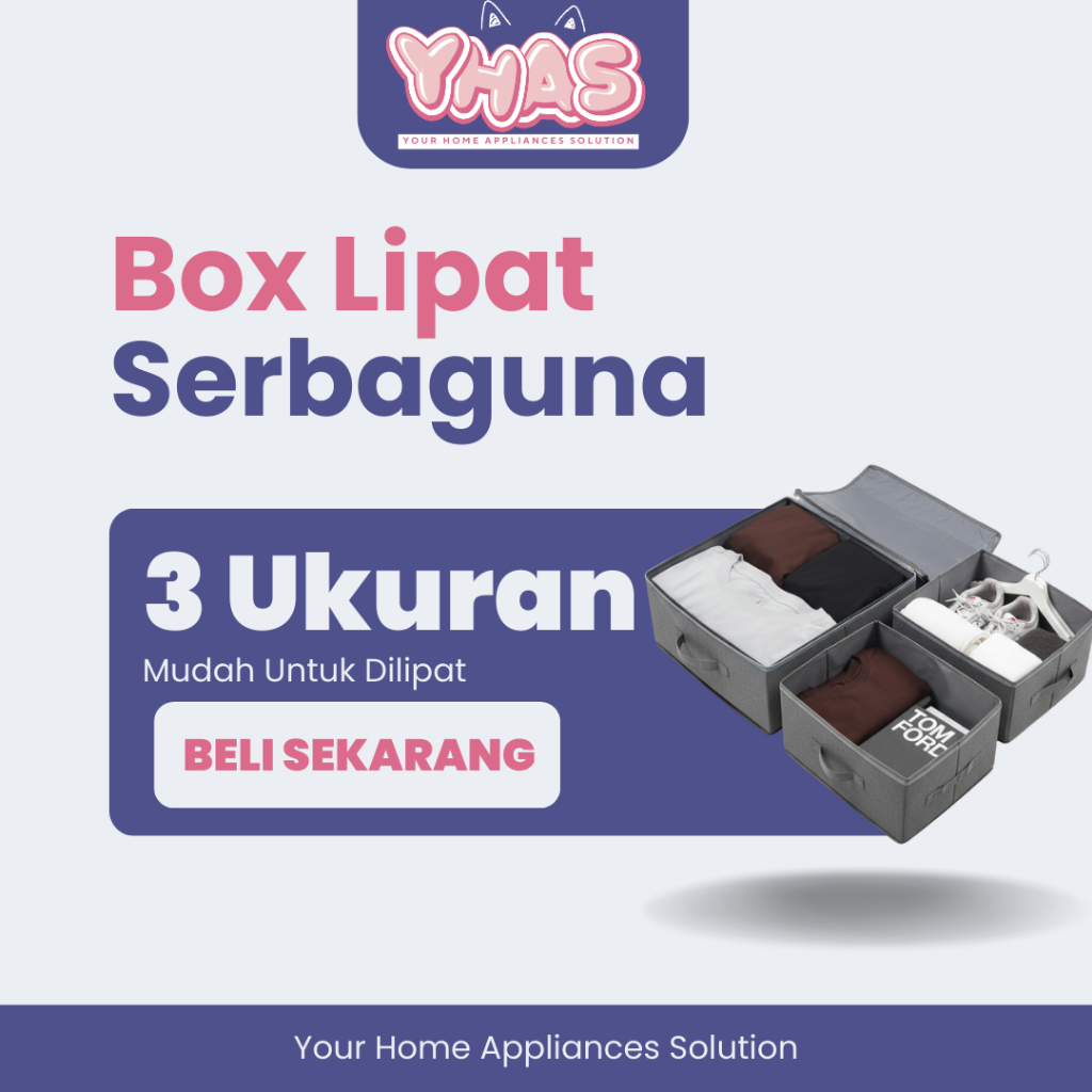 Box Lipat Serbaguna/Box lipat anti air/Box lipat/Storage Box lipat