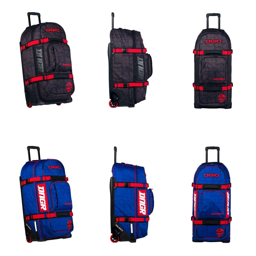 trolley bag/koper balap/trolley bag racing ogio rig9800 limited edition dangerboy deegan dngr38 orig