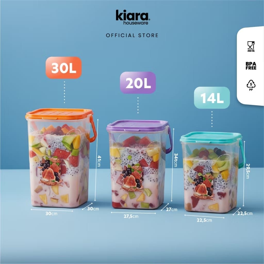 Tempat Es Buah Container Es Campur  Bonus Gayung