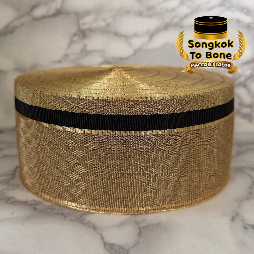Songkok Recca Tembaga Super Premium - Songkok Bugis - Songkok To Bone