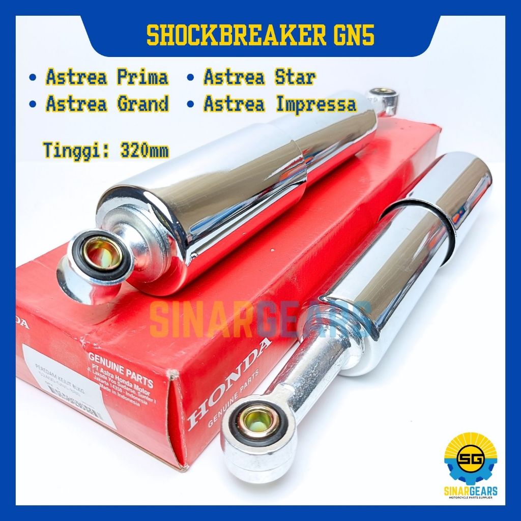 Shock Breaker Belakang Kualitas Original Honda GN5 Shockbreaker Astrea Grand Astrea Prima Astrea Imp