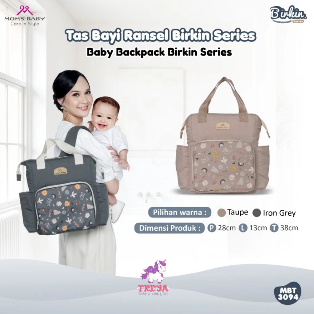 Moms Baby - Tas Bayi Ransel | Tas Perlengkapan Bayi