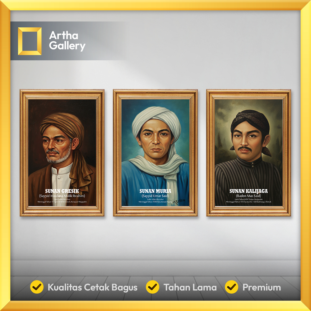 hiasan dinding wali songo wali 9 -p103