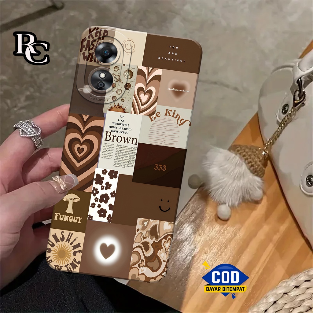 Sofcase Oppo A17 Silikon Pro Camera Case Aesthetic Case Oppo A17 Kesing Oppo A17 Casing Oppo A17 Cov