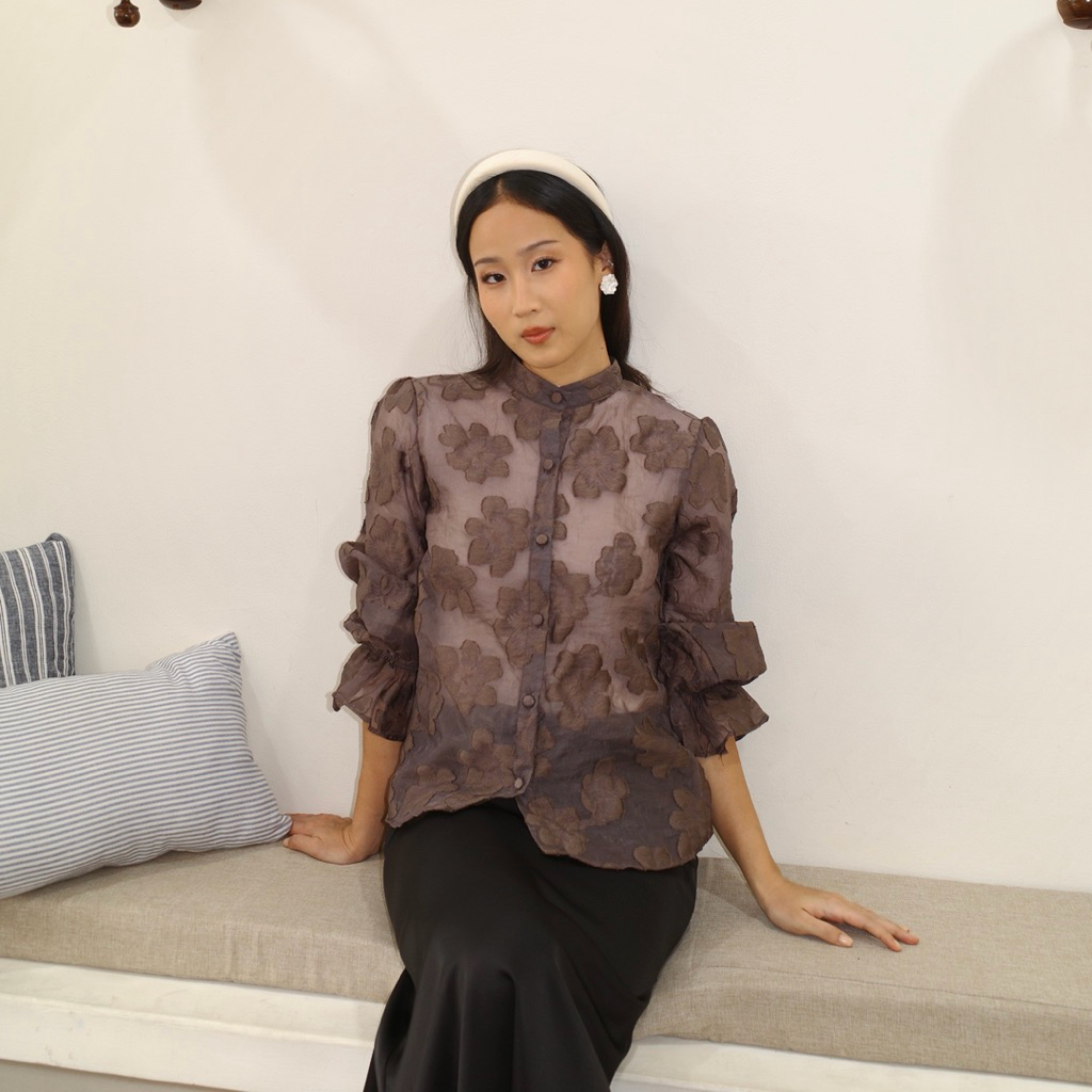 LASOLANGE - Yemima Top | Atasan Outer Lebaran | Baju Raya Collection