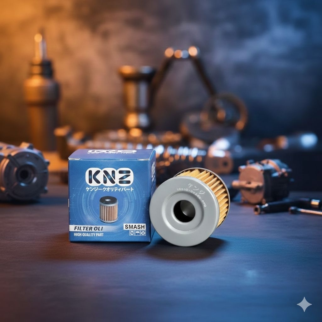 Filter Oli | KNZ - Saringan Oli Mesin Motor |  Jupiter Vega Vixion R FI XSR155 R15