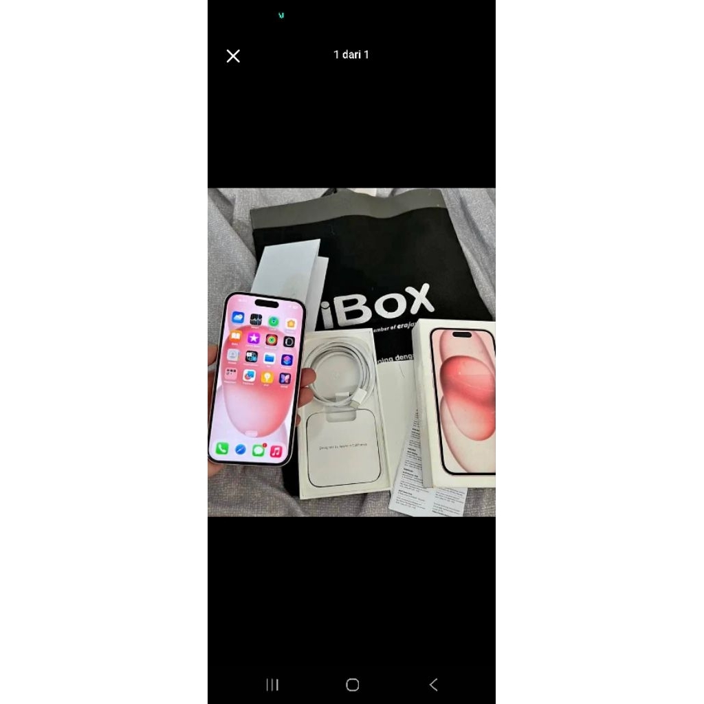 secend iphone 15 bekas pakai