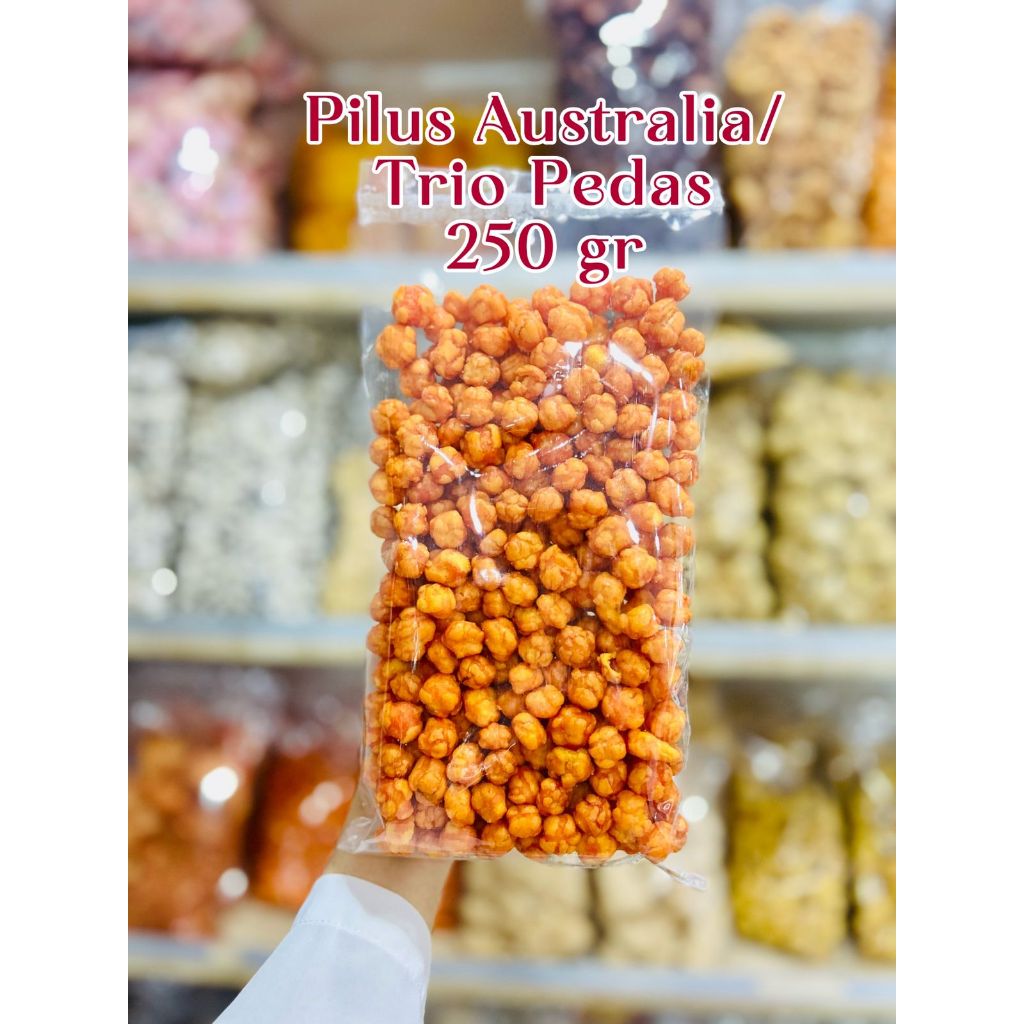 SNACK PILUS JAGUNG AUSTRALIA / TRIO PEDAS 250gr